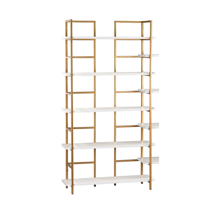 Atlas Lighting Kline Bookshelf, Large, Gloss White