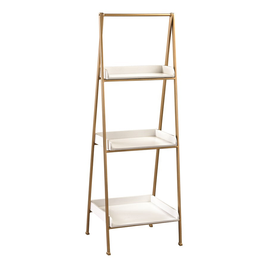 Atlas Lighting Kline Bookshelf, Small, Gloss White