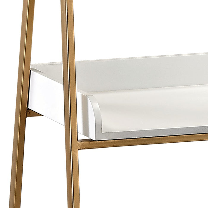 Atlas Lighting Kline Bookshelf, Small, Gloss White