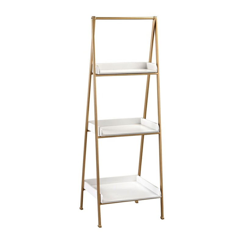 Atlas Lighting Kline Bookshelf, Small, Gloss White