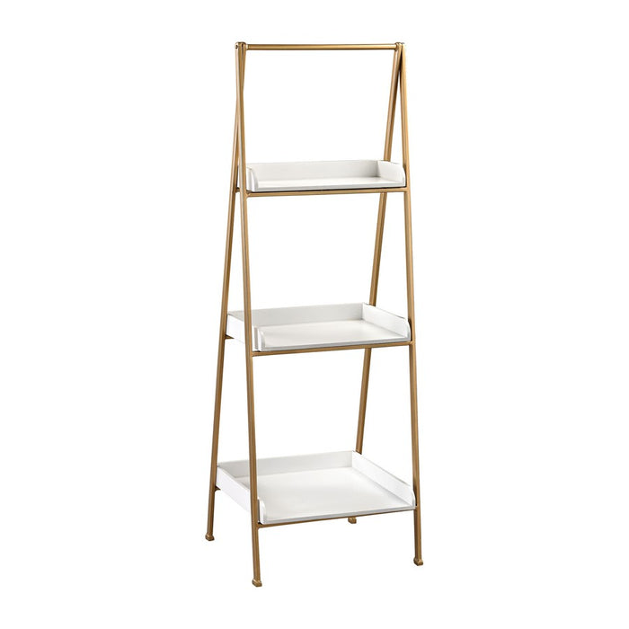 Atlas Lighting Kline Bookshelf, Small, Gloss White