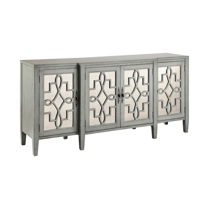 Atlas Lighting Lawrence Credenza, Blue Gray