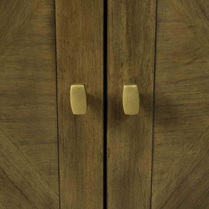 Atlas Lighting Piedmont Cabinet, Harvest Brown