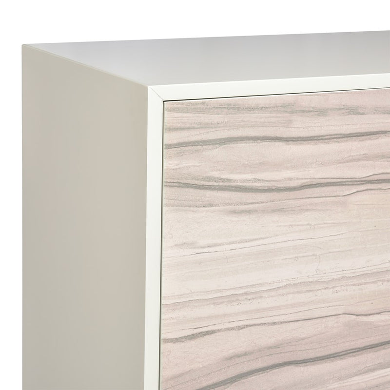 Atlas Lighting Reynolds Cabinet, Almond