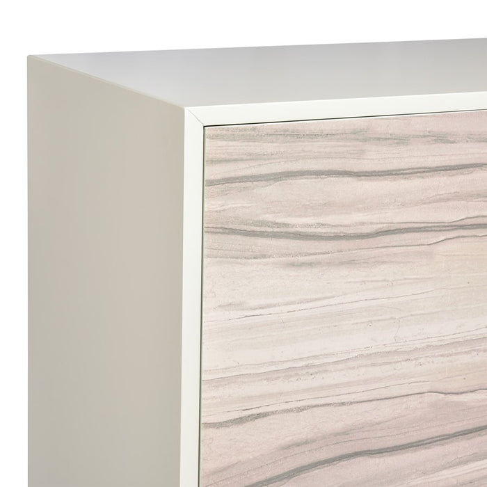 Atlas Lighting Reynolds Cabinet, Almond