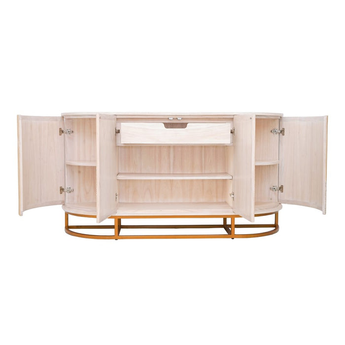 Atlas Lighting Sconset Credenza, Natural
