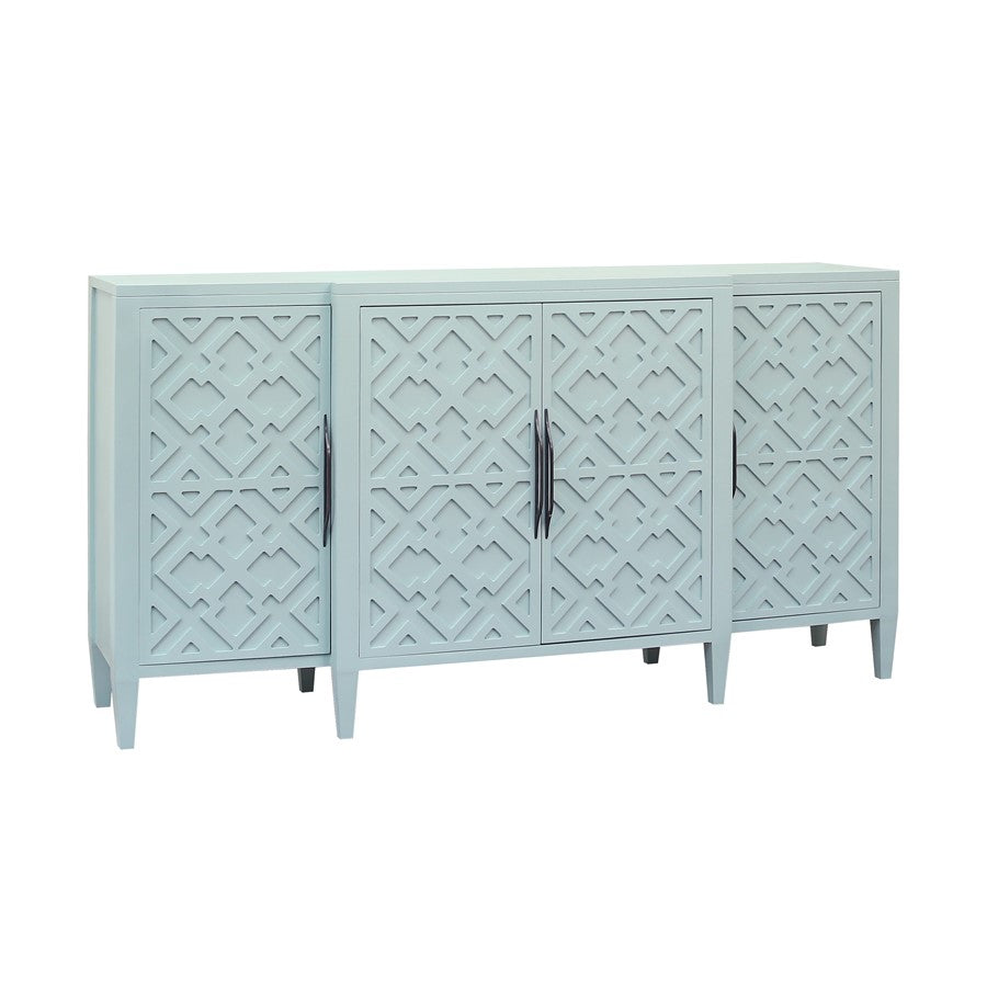Atlas Lighting Topher Credenza, Aqua