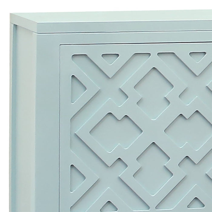 Atlas Lighting Topher Credenza, Aqua