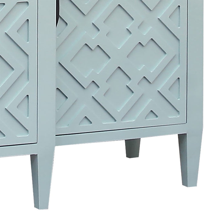 Atlas Lighting Topher Credenza, Aqua