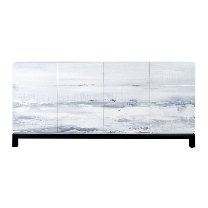 Atlas Lighting Torres Credenza, Designer White