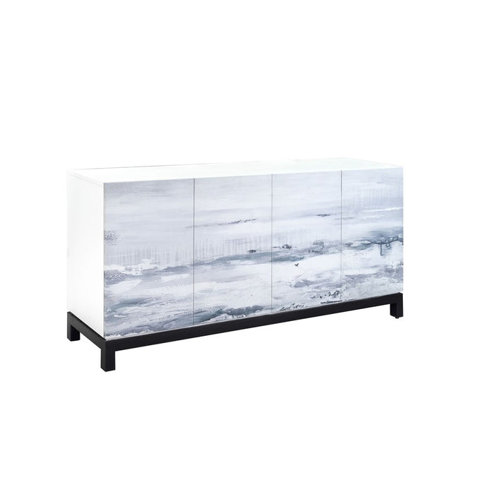 Atlas Lighting Torres Credenza, Designer White