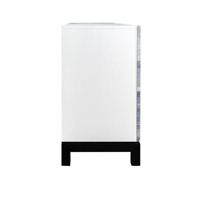 Atlas Lighting Torres Credenza, Designer White