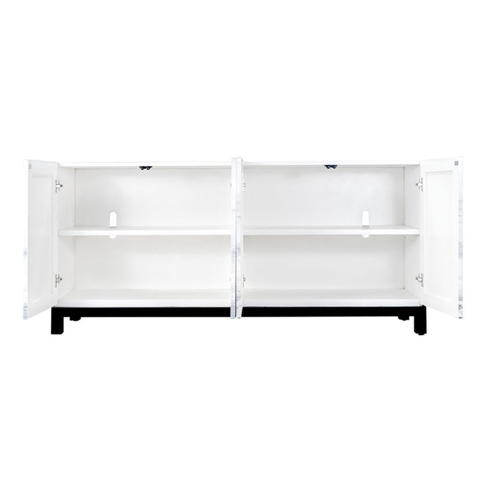 Atlas Lighting Torres Credenza, Designer White