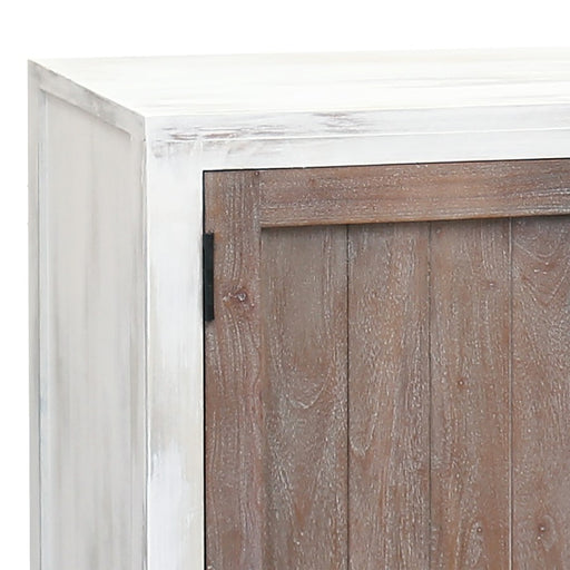 Atlas Lighting Wilder Cabinet, Weathered Brown