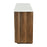 Atlas Lighting Woodside Credenza, Medium Oak
