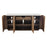 Atlas Lighting Woodside Credenza, Medium Oak