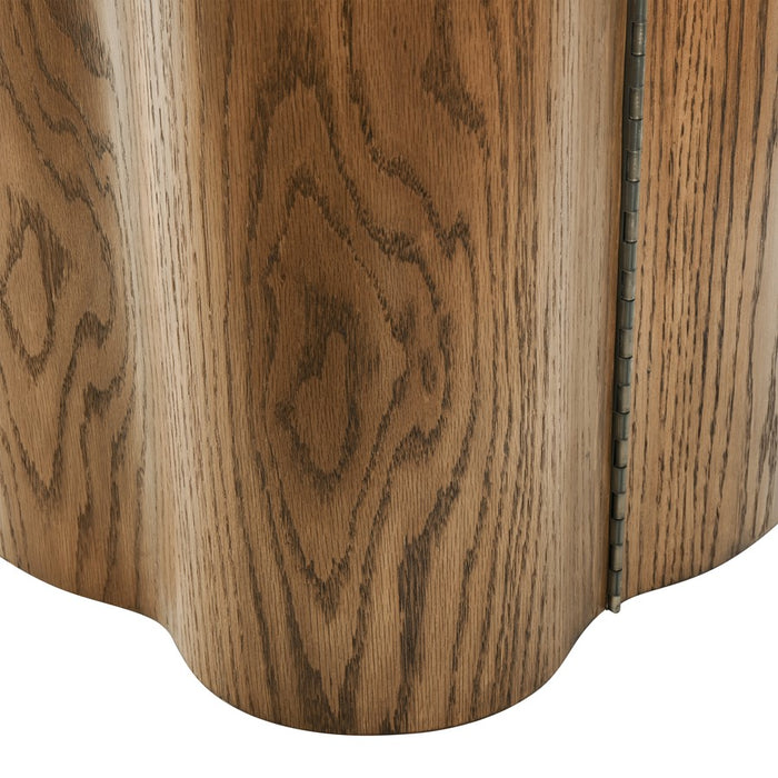 Atlas Lighting Woodside Credenza, Medium Oak