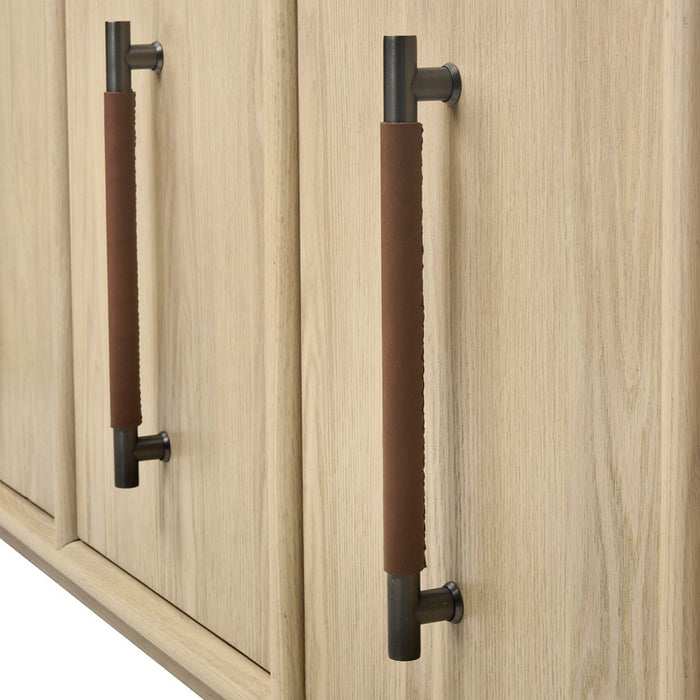 Atlas Lighting Yearling Credenza,Lt Oak