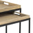 Atlas Lighting Akin Accent Table Set of 2, Black