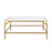 Atlas Lighting Blain Coffee Table, Antique Brass
