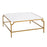 Atlas Lighting Blain Coffee Table, Antique Brass