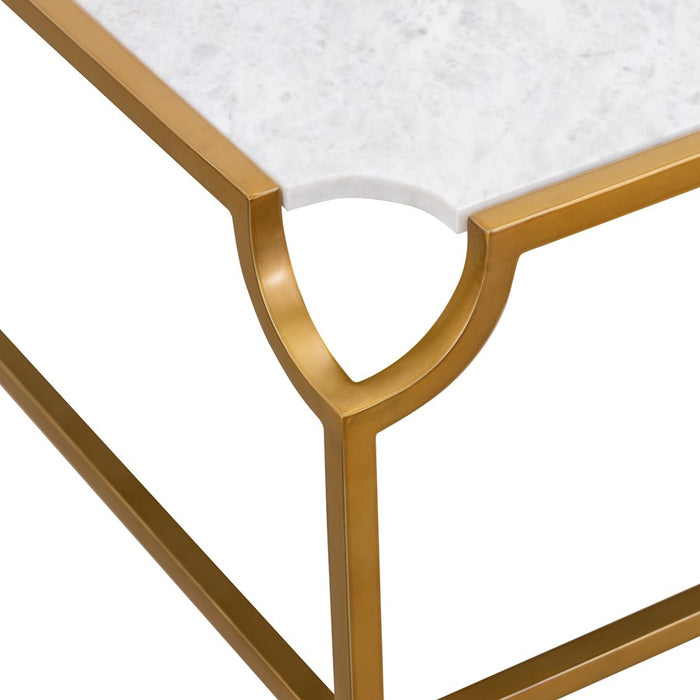 Atlas Lighting Blain Coffee Table, Antique Brass
