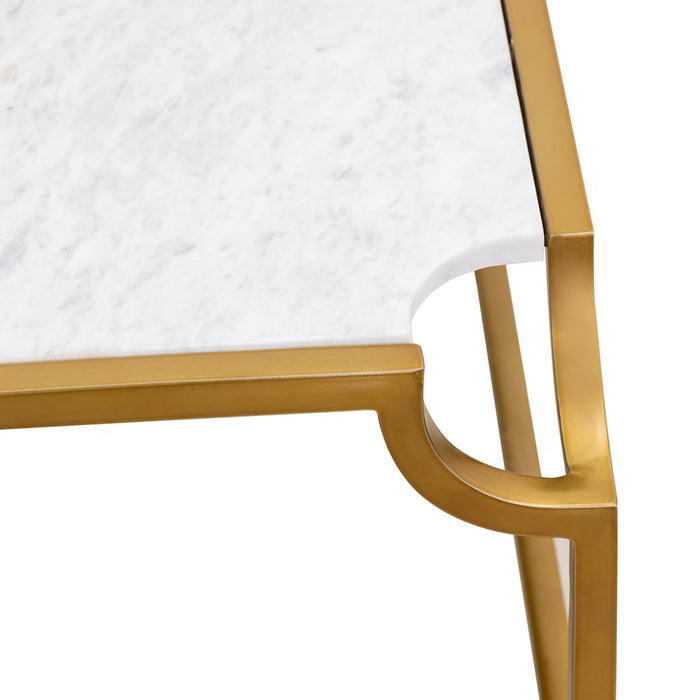 Atlas Lighting Blain Coffee Table, Antique Brass