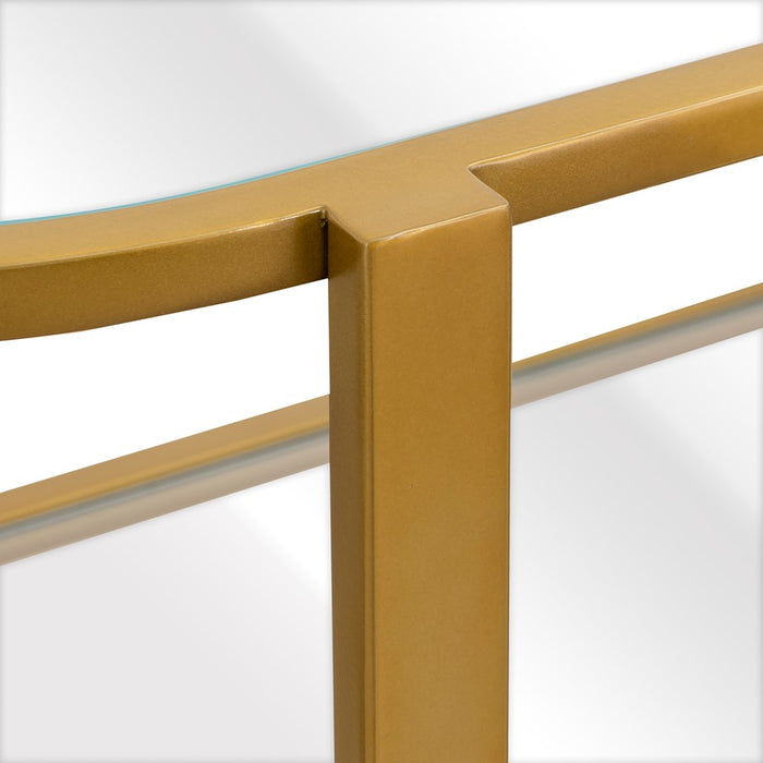 Atlas Lighting Blain Console Table, Brass