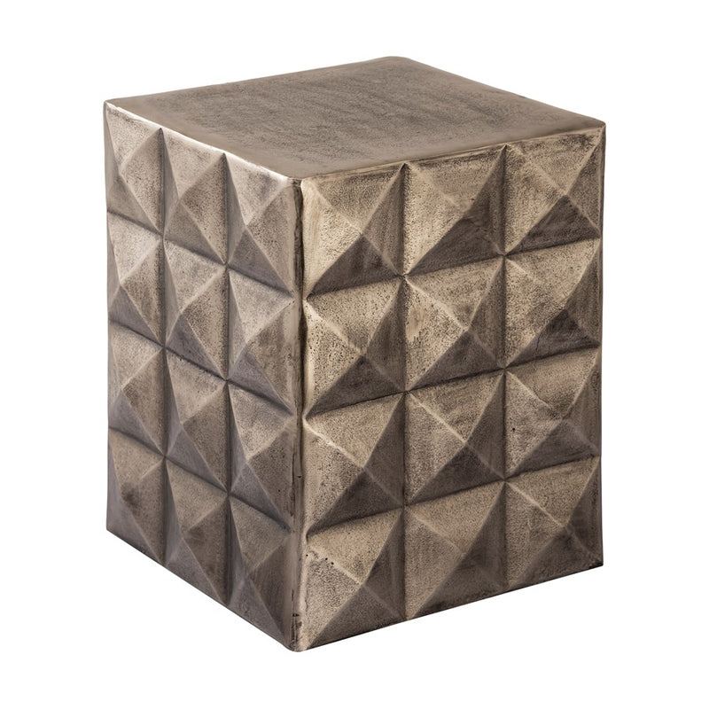 Atlas Lighting Brady 15in Rectangular Accent Table | Transitional Bronze Cast Aluminum | Living Room & Entryway Side Table | Model TA11021-01