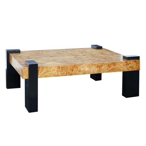Atlas Lighting Bromo Coffee Table, Natural Burl