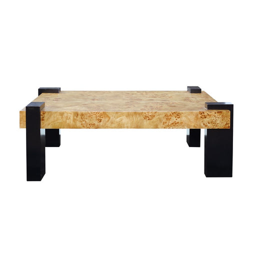 Atlas Lighting Bromo Coffee Table, Natural Burl