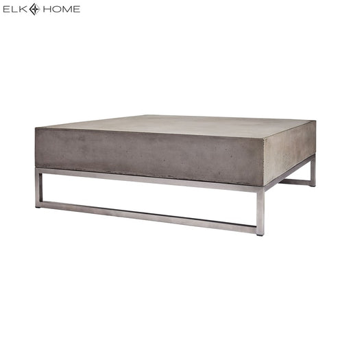 Atlas Lighting Bulwark Coffee Table, Polished Concrete