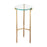 Atlas Lighting Bump Out Accent Table, Aged Brass Aged Brass