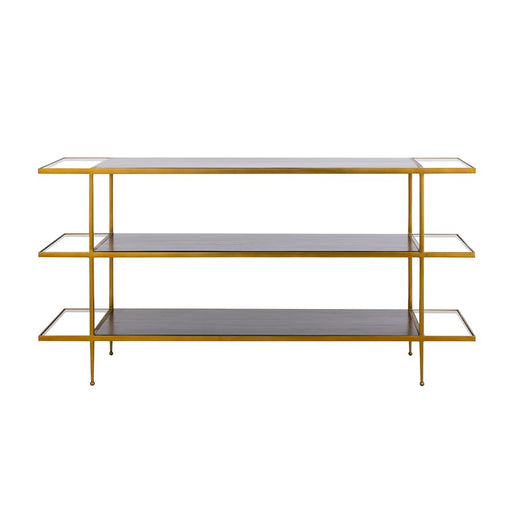 Atlas Lighting Carrick Console Table, Dark Mahogany