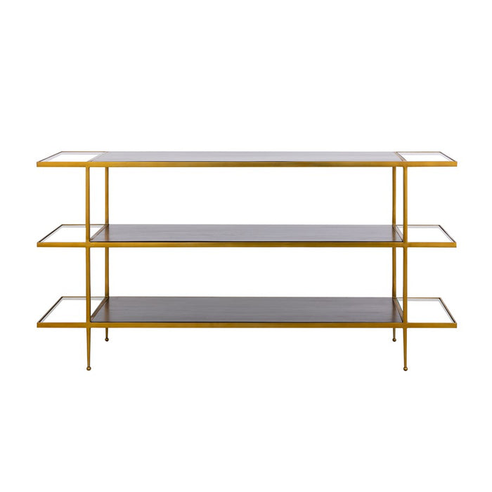 Atlas Lighting Carrick Console Table, Dark Mahogany