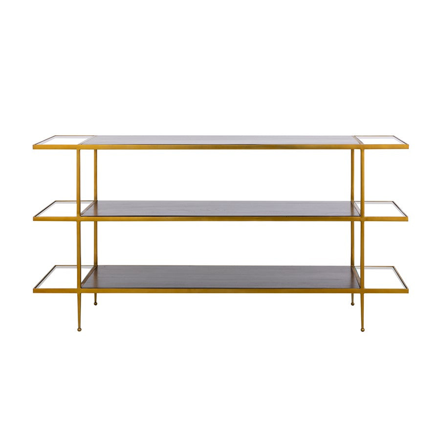Atlas Lighting Carrick Console Table, Dark Mahogany