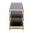 Atlas Lighting Carrick Console Table, Dark Mahogany