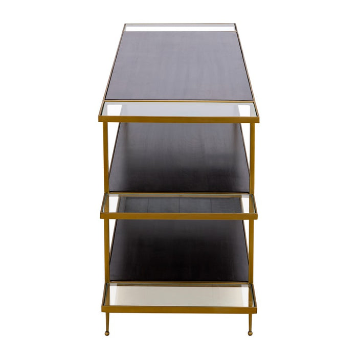 Atlas Lighting Carrick Console Table, Dark Mahogany