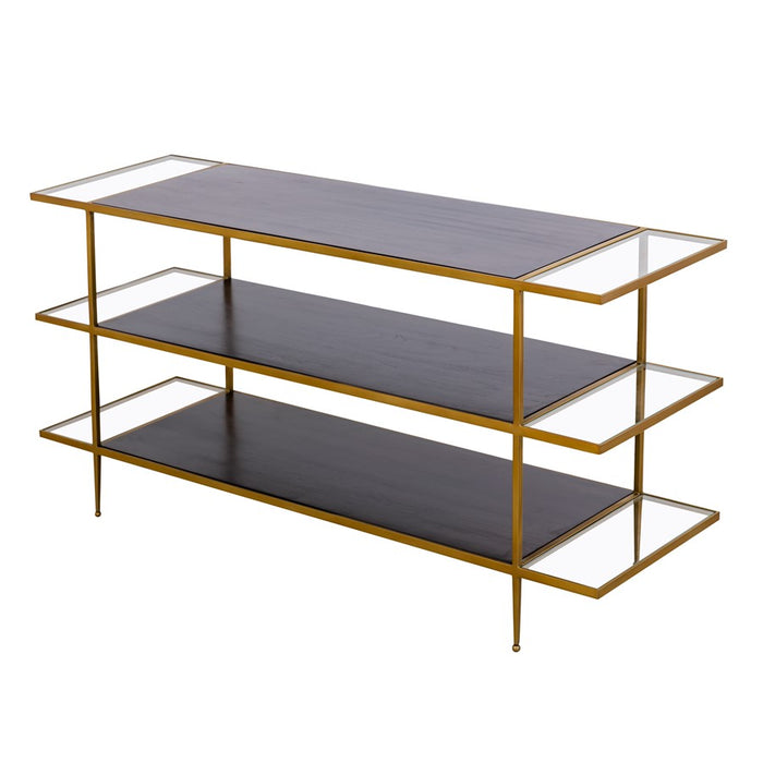 Atlas Lighting Carrick Console Table, Dark Mahogany