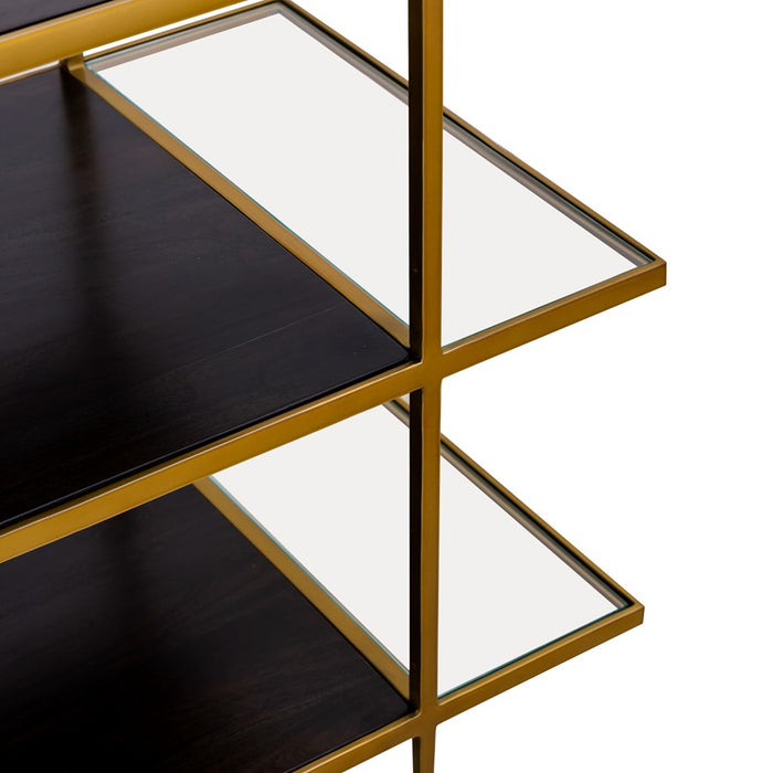 Atlas Lighting Carrick Console Table, Dark Mahogany