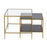 Atlas Lighting Carrick Nesting Table Set of 2, Dark Mahogany