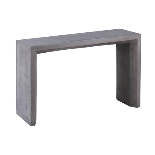 Atlas Lighting Chamfer Console Table, Polished Concrete