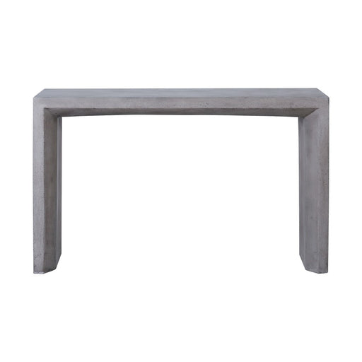 Atlas Lighting Chamfer Console Table, Polished Concrete