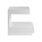 Atlas Lighting Checkmate Accent Table, White