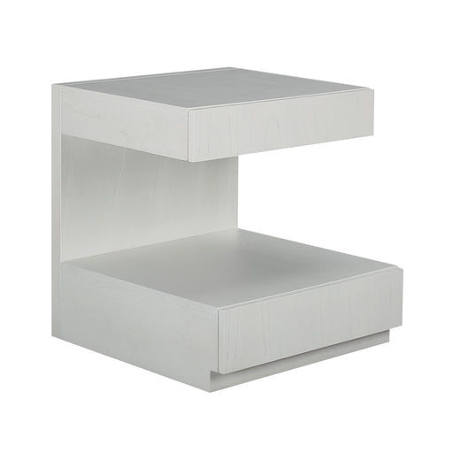Atlas Lighting Checkmate Accent Table, White