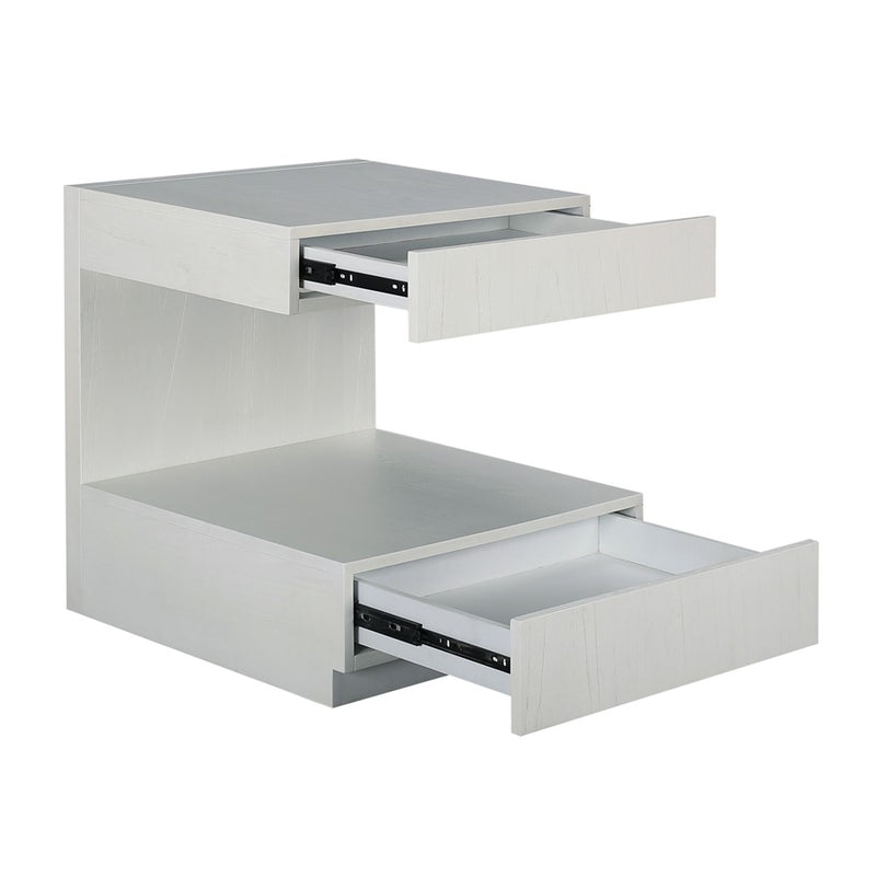 Atlas Lighting Checkmate Accent Table, White