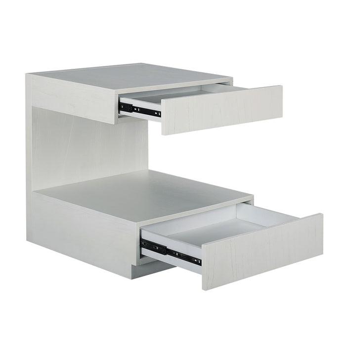 Atlas Lighting Checkmate Accent Table, White