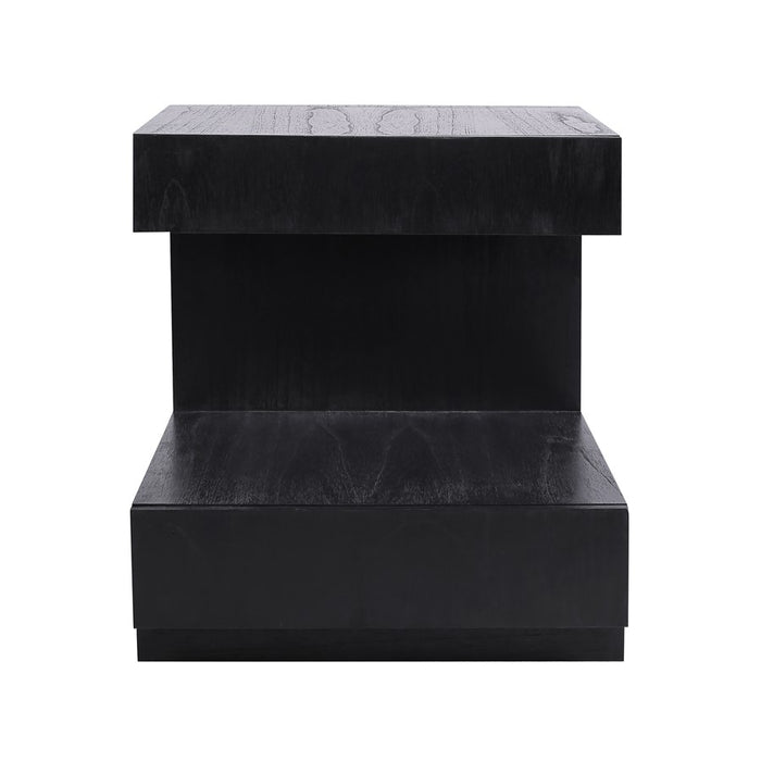 Atlas Lighting Checkmate Accent Table, Checkmate Black
