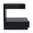 Atlas Lighting Checkmate Accent Table, Checkmate Black