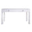 Atlas Lighting Checkmate Console Table, Checkmate White